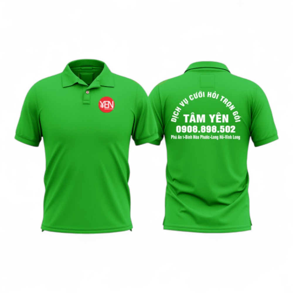 Áo Thun Polo Đồng Phục Tiệc Cưới Tam Yen