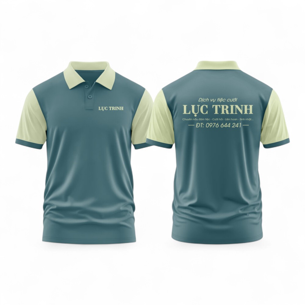 Áo Thun Polo Đồng Phục Tiệc Cưới Lục Trinh