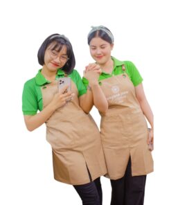 May tạp dề quán cafe