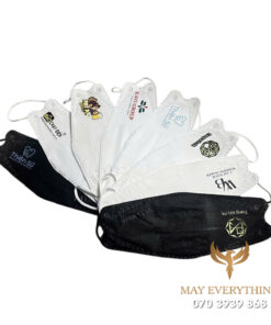 May khẩu trang KF94 in logo