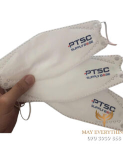 May khẩu trang KF94 in logo PTSC