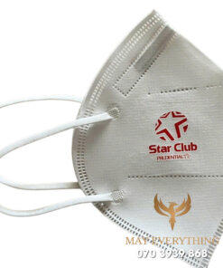 May khẩu trang N95 in logo star club