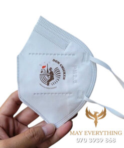 May khẩu trang N95 in logo don chicken