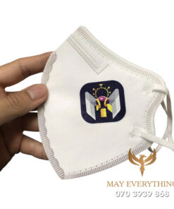 May khẩu trang N95 in logo hình