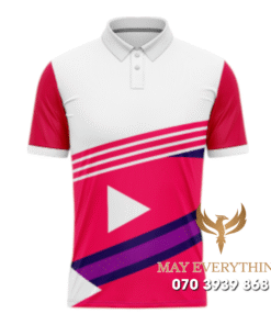 Áo Polo Đồng Phục Golf CLB Màu Hồng Thiết Kế Phong Cách