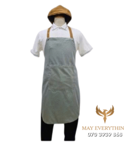 In tạp dề 24h siêu tốc màu xám xi-măng