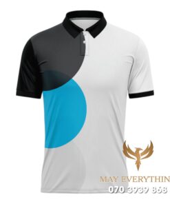 Áo Polo Đồng Phục Golf CLB Màu Đen Kẻ Trắng