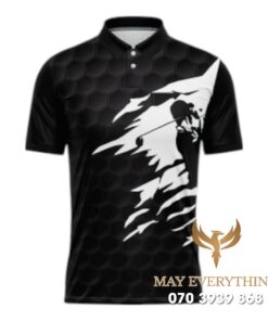 Áo Polo Đồng Phục Golf CLB Xuất Bản Màu Đen Thiết Kế