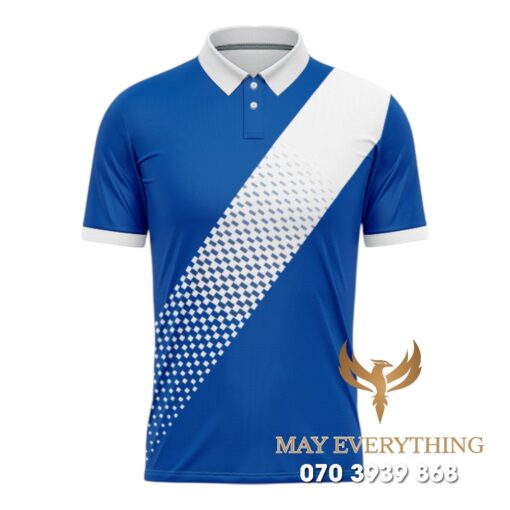 Mau ao golf co co CLB Gia Lai mau xanh bien thiet ke GF22 Photoroom