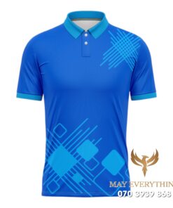 Áo Polo Đồng Phục Golf CLB Thái Bình Màu Xanh Biển Thiết Kế