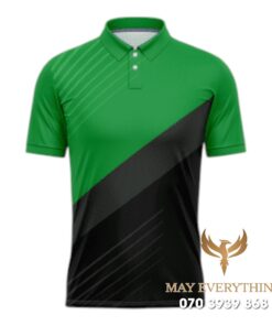 Áo Polo Đồng Phục Golf CLB Ba Tri Màu Xanh Lá Thiết Kế
