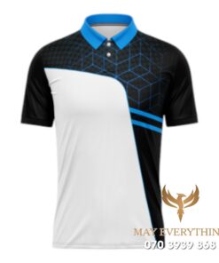 Áo Polo Đồng Phục Golf CLB Châu Long Màu Đen Thiết Kế
