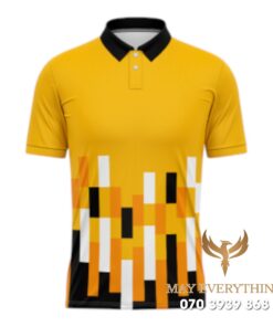 Áo Polo Đồng Phục Golf CLB Cù Lao Dung Màu Vàng Thiết Kế