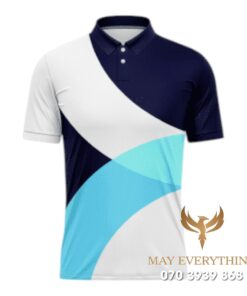 Áo Polo Đồng Phục Golf CLB Đăk Pơ Màu Đen Trắng Thiết Kế