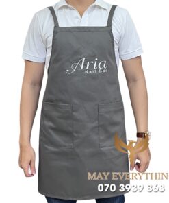 May tạp dề tiệm nail Aria