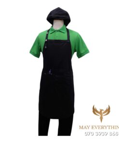 In tạp dề 24h siêu tốc màu đen