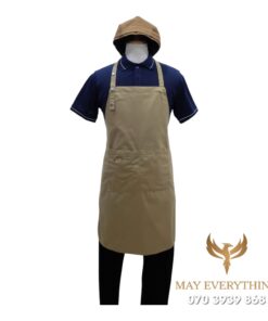 In tạp dề 24h siêu tốc màu kem