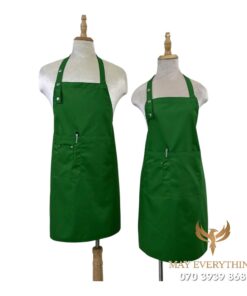 In tạp dề 24h siêu tốc màu xanh