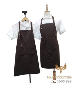 In tạp dề 24h nhanh chóng màu nâu