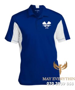Áo Đồng Phục Pickleball Màu Xanh Polo Đơn Giản