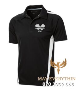 Áo Đồng Phục Pickleball Polo Màu Đen