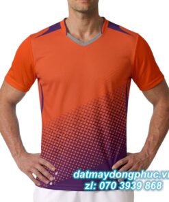 Áo Đồng Phục Thể Thao CLB Màu Cam Tím