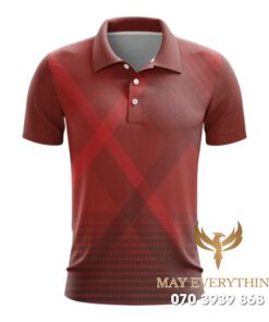 Áo Đồng Phục Thể Thao CLB Màu Đỏ Đô