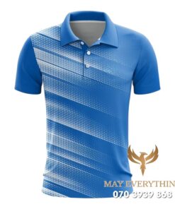 Áo Đồng Phục Thể Thao CLB Màu Xanh Trắng