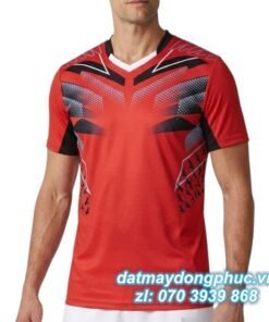 Áo Đồng Phục Thể Thao CLB Màu Đỏ Đô