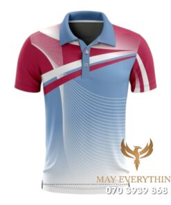 Áo Đồng Phục Thể Thao CLB Thiết Kế Màu Xanh Đỏ