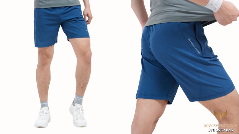 Quần short dáng rộng, có túi