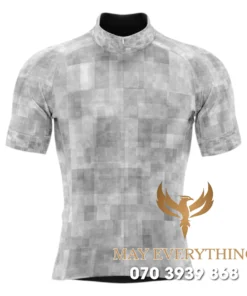 Áo thun chạy xe đạp màu xám nhạt