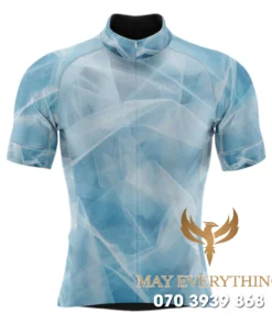 Áo thun chạy xe đạp màu xanh biển