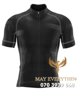 Áo thun chạy xe đạp màu đen cá tính