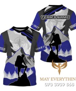 Áo thun leo núi tay ngắn in họa tiết