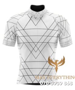 Áo thun chạy xe đạp màu trắng