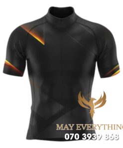 Áo thun chạy xe đạp màu đen