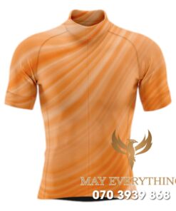 Áo thun chạy xe đạp màu cam