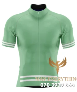 Áo thun chạy xe đạp màu xanh pastel