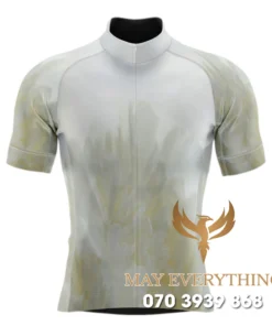 Áo thun chạy xe đạp màu nâu nhạt