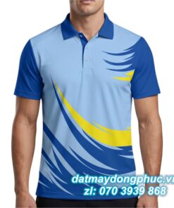 Áo Đồng Phục Thể Thao CLB Màu Xanh Biển Thiết Kế