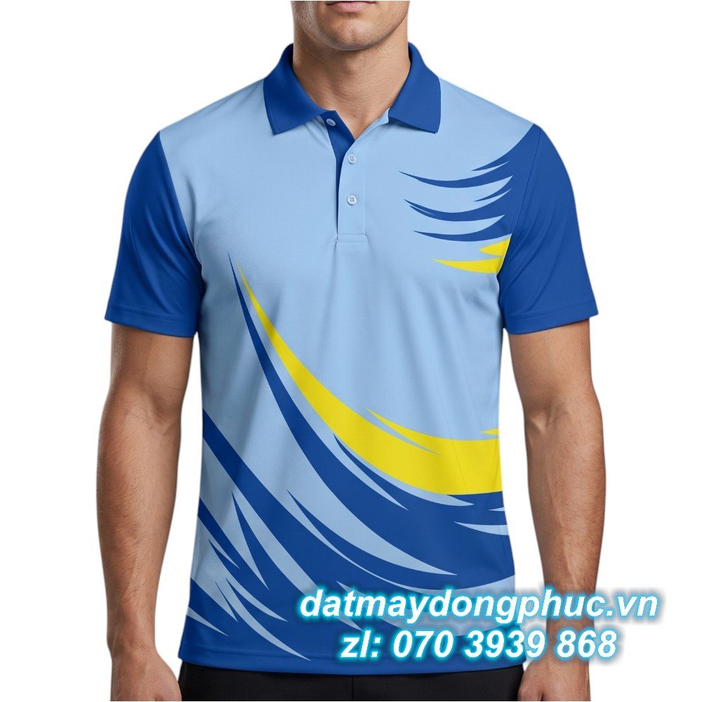 Áo Đồng Phục Thể Thao CLB Màu Xanh Biển Thiết Kế Áo Đồng Phục Thể Thao CLB Màu Xanh Biển Thiết Kế