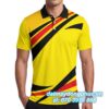 Áo Đồng Phục Thể Thao CLB Màu Vàng Kẻ Đỏ