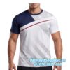 Áo Đồng Phục Thể Thao CLB Màu Trắng Sọc Chéo