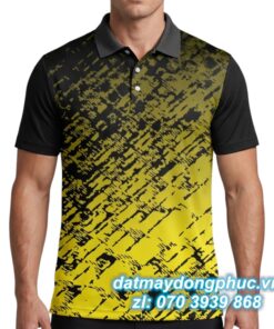 Áo Đồng Phục Thể Thao CLB Màu Vàng Phối Đen