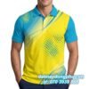 Áo Đồng Phục Thể Thao CLB Màu Vàng Xanh Dương