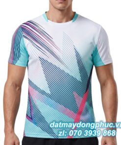 Áo Đồng Phục Thể Thao CLB Màu Trắng Kẻ Họa Tiết