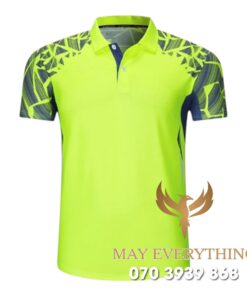 Áo Đồng Phục Thể Thao CLB Màu Xanh Dạ Phối Viền Tay