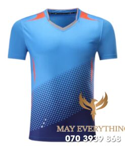 Áo Đồng Phục Thể Thao CLB Màu Xanh Phối Màu