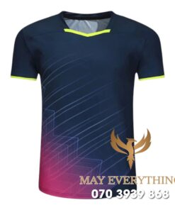 Áo Đồng Phục Thể Thao CLB Màu Xanh Đen Phối Tím